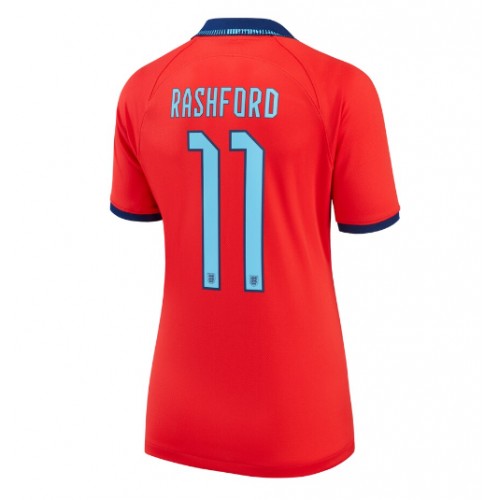 Engleska Marcus Rashford #11 Gostujuci Dres za Ženska SP 2022 Kratak Rukav